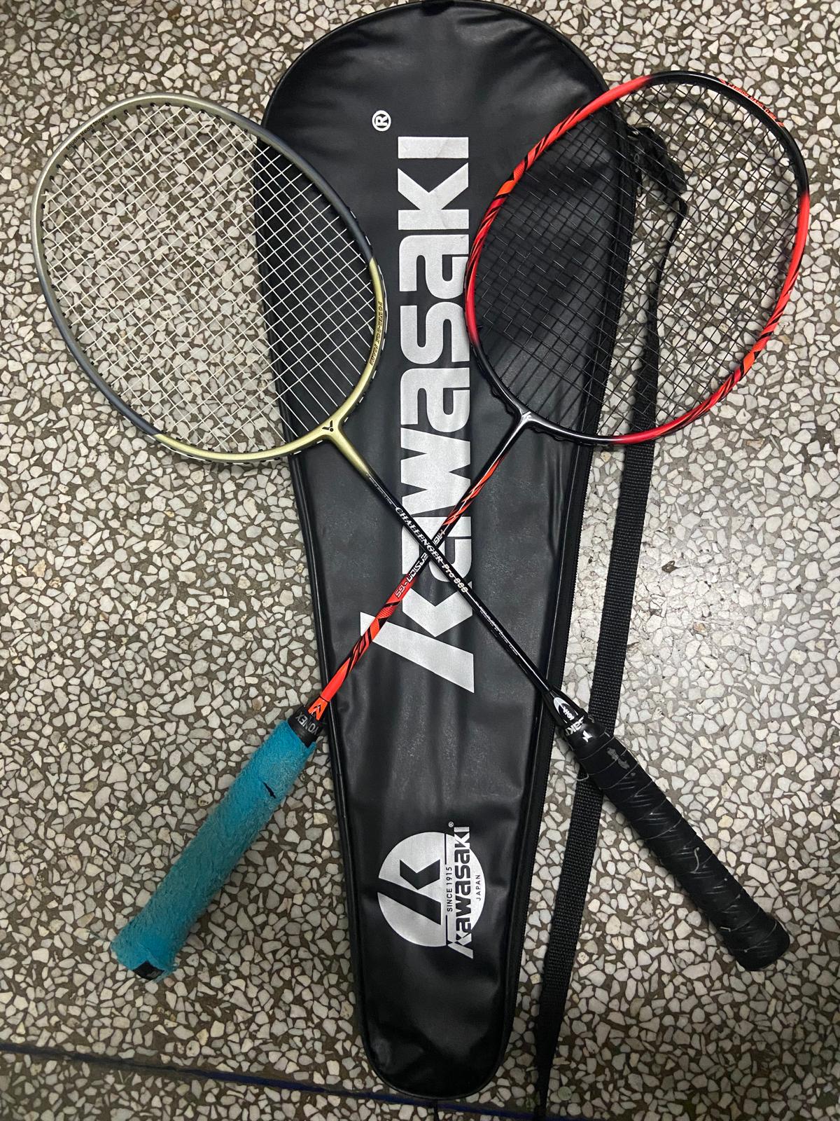 My badminton rackets from college days
